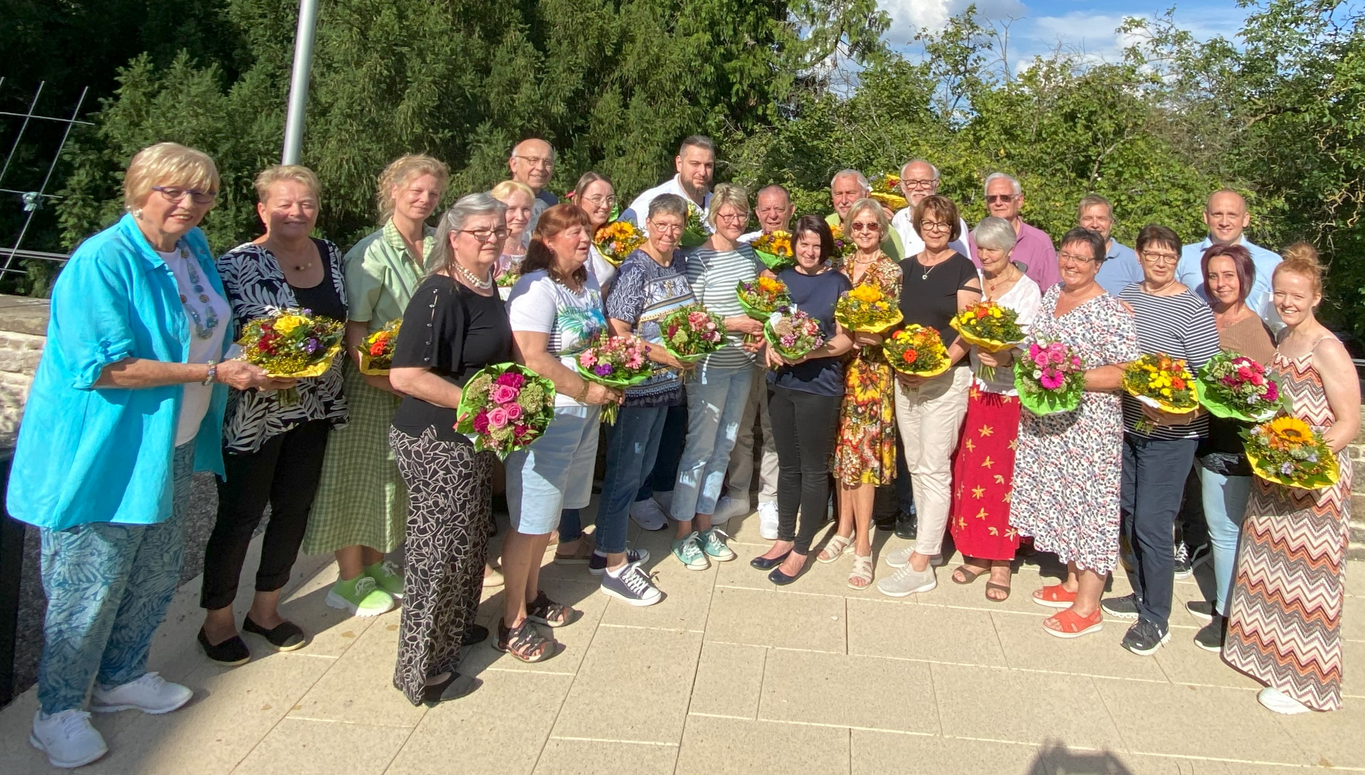 Ehrungen und Verabschiedungen beim Sommerfest 2024