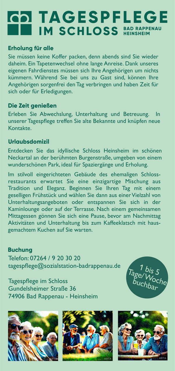 Urlaub ohne Koffer Flyer 